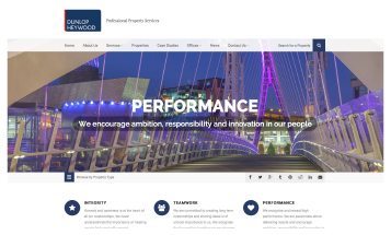 Dunlop Heywood - Sheffield website Designers